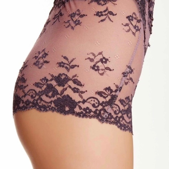 Free People Too Cute To Handle Eggplant Bodysuit - Picture 11 of 16